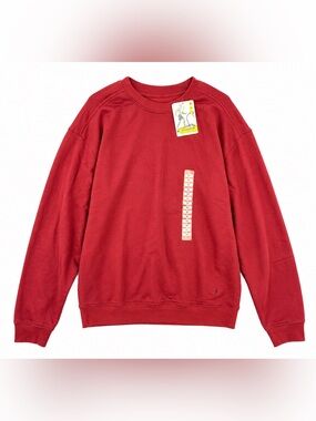 NWT Men's Red Crewneck Sweatshirt - Nordic Track (Sears)